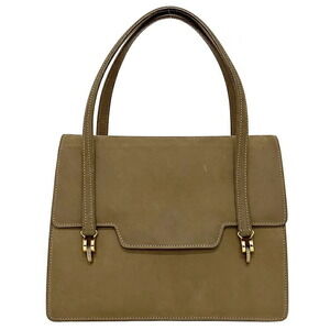 Gucci Handbag Beige Gold Hysteria Suede Flap Bag Clutch